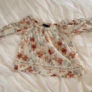 Minkpink floral blouse with detail